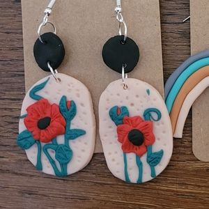 Polymer clay earrings